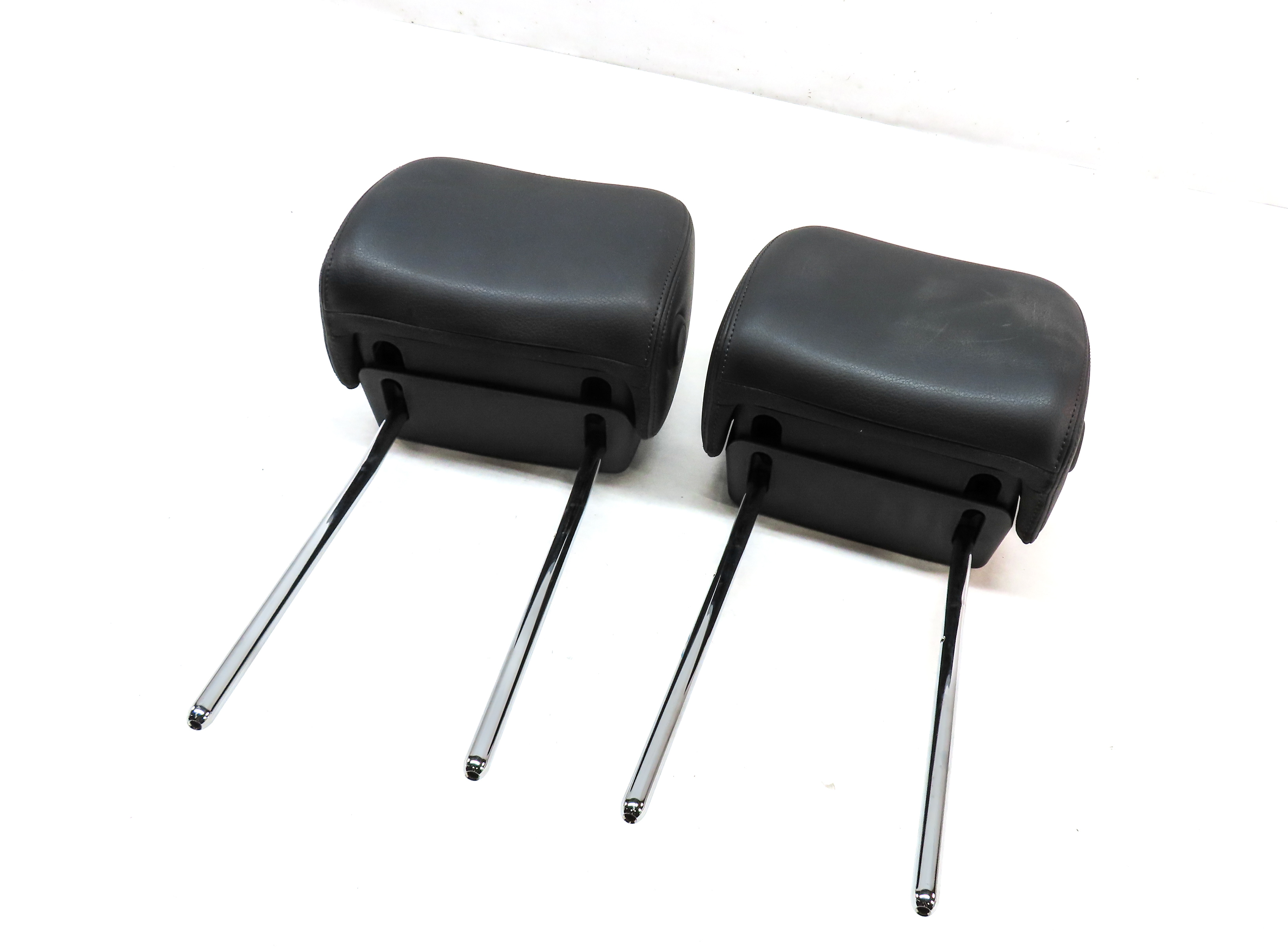 2015-2020 AUDI A3 S3 (8V) FRONT LEFT & RIGHT SEAT HEADREST SET-2 (BLACK) — exact item pictured